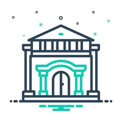 Obraz premium Mix icon for palace