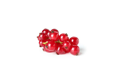 Fresh cranberry isolated on white background, close up
