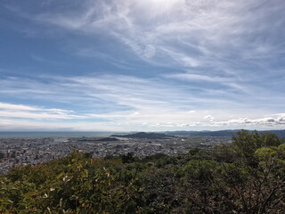 眉山からの風景、徳島