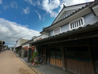 Obraz premium 脇町・うだつの町並み、徳島