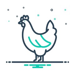 Mix icon for poultry