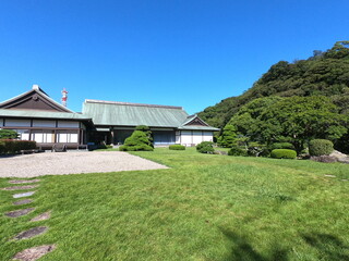 Fototapeta na wymiar 徳島城の庭園