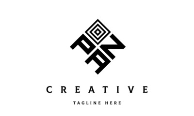 Obraz premium PNA square three latter logo vector 