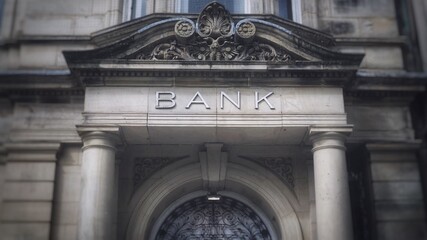 Vintage Bank Sign