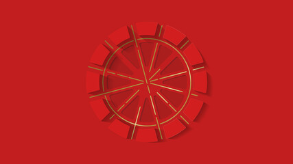 Obraz premium realistic abstract slices