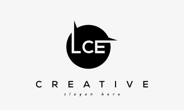 LCE creative circle letters logo design victor