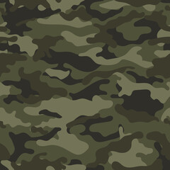 vectorcamouflagepatroon voor kledingontwerp. Camouflage militair patroon