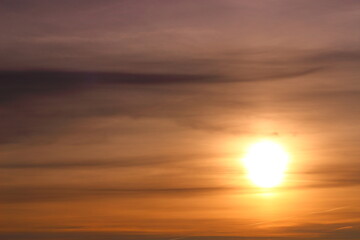 Clouds at sunset as an abstract background, the ability to add text.