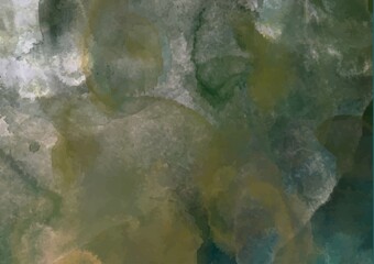 緑色の幻想的なキラキラ水彩テクスチャ背景
