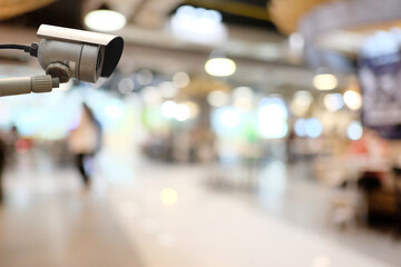 CCTV tool in Shopping mall Equipment for security systems.