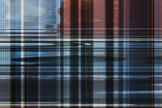 Abstract pattern blue and brown stripes for background design. © meepoohyaphoto