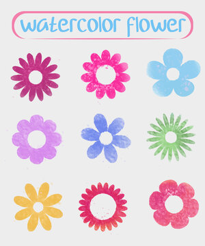 Watercolor Flower painting, watercolor painting