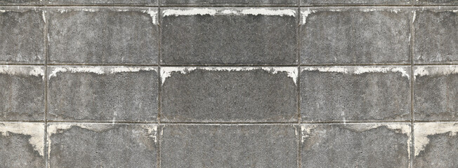 Panorama surface of old weathered concrete.