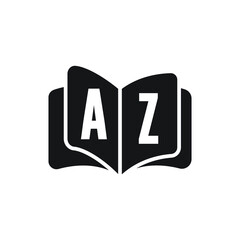 Vocabulary book icon design vector illustration