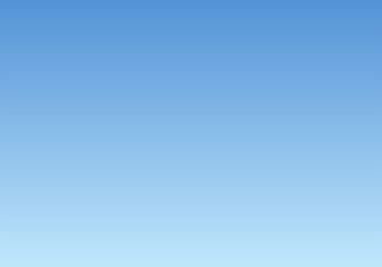 Plain bright blue sky background without clouds