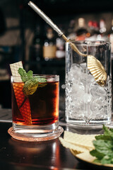 Cocktail party decorate background cocktail bar 