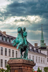 Absalon von Lund Equestrian statue - Copenhagen, Denmark
