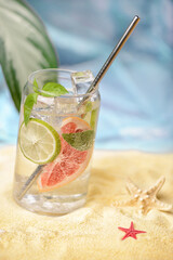 cocktail on the beach