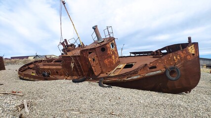 old rusty boat