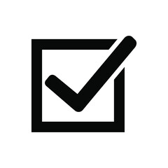 Approved vector icon. Accept illustration sign. ok symbol. agree logo.
