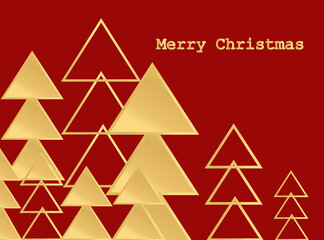 Fototapeta premium Christmas poster, holiday banner, flyer, stylish brochure, greeting card