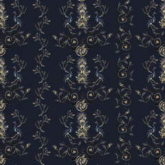 Byzantine Mosaic seamless pattern