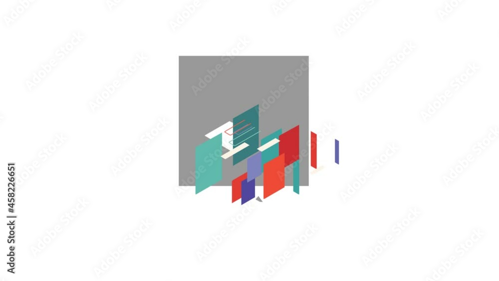 Poster three books standing vertically icon animation isometric best object on white backgound