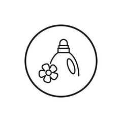 Bottle of fabric softener. Universal icon for web and mobile application