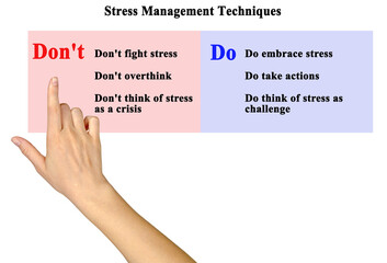 Stress Management Techniques: Do and Do Not