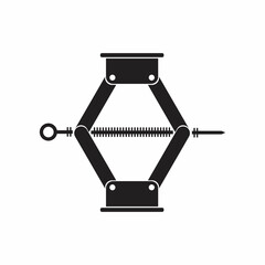 Jack Screw Icon. Lifting Equipment Symbol