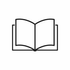 book icon, isolated, white background