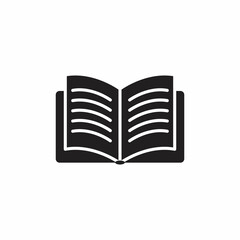 book icon, isolated, white background