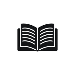 book icon, isolated, white background