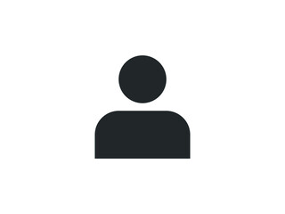 User vector icon in trendy isolated on grey background. User vector icon symbol for your web site design. User vector icon illustration . User vector icon social network button.