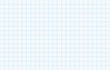 Graph paper background. White paper with blue grid.