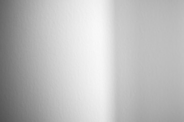Window shadow drop on white wall background