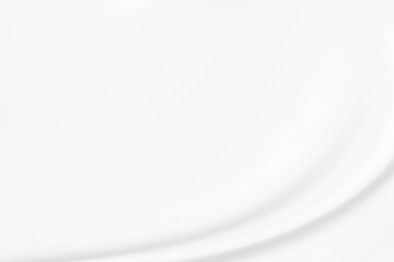 Abstract white fabric with soft wave texture background