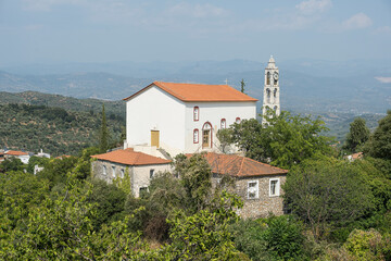 Obraz premium Orthodoxe Kirche von Tripi, bei Sparta, Peloponnes, Griechenland
