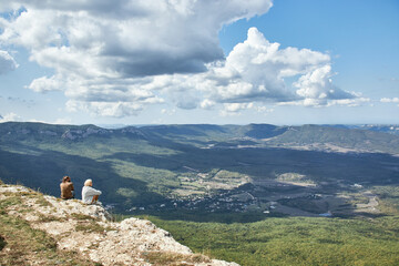 landscape with sky and clouds