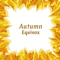 Autumn Equinox Day Vector Illustration