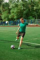 running football player