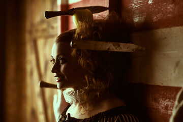 frightening vintage circus