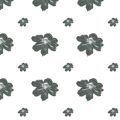 Seamless floral pattern for wallpaper, fabric