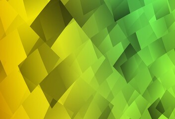 Light Green, Red vector template with rhombus.