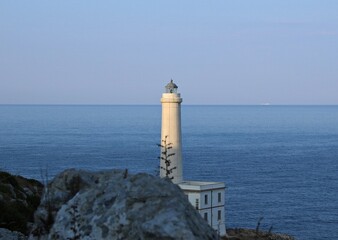 Italy, Salento, Otranto: Palascia Lighthouse, the easternmost point of Italy.
