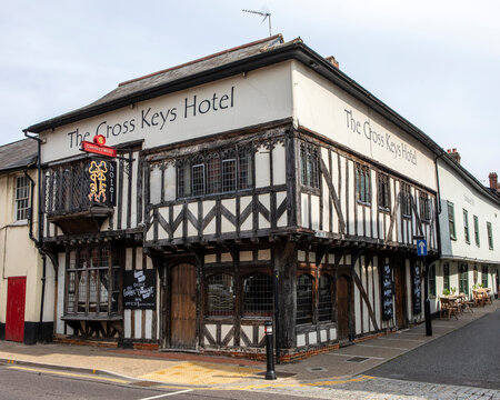 The Cross Keys Hotel in Saffron Walden, Essex, UK