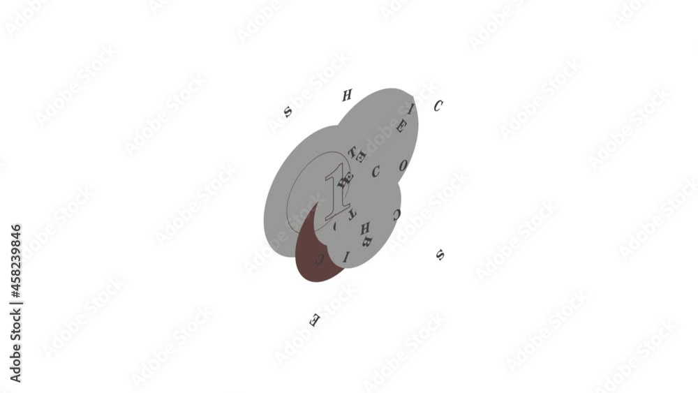 Poster label best choice icon animation isometric best object on white backgound