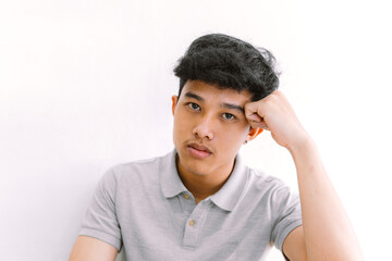 Portrait of a teenager from Indonesia