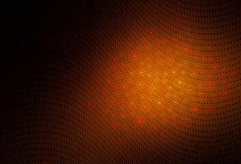 Dark Orange vector Illustration with set of shining colorful abstract circles.