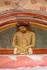 Obraz premium Abbey of Sant Alberto di Butrio, in the Oltrepo Pavese. Church interior